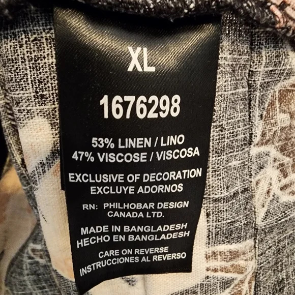 Nicole Miller Linnen Floral Dress Size XL - Picture 8 of 14